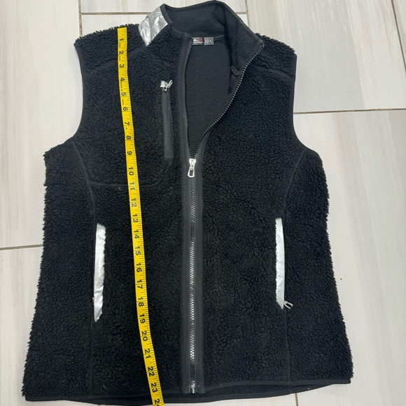 RLX Fleece Vest Black Women’s M Ralph Lauren Relective - Picture 4 of 5